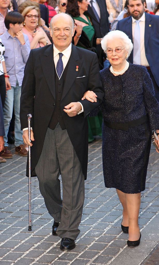 La marquesa de la Motilla, abuela de Carlos.