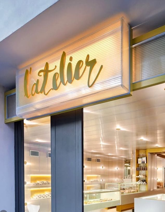 L'Atelier, una de las pastelerías más reconocidas de Barcelona.