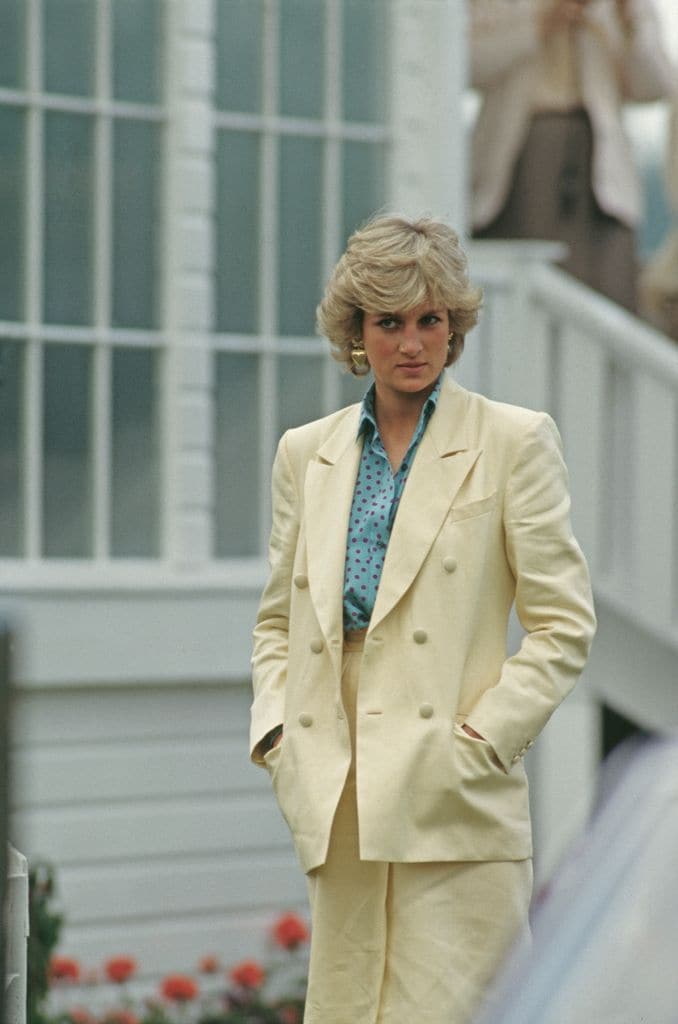 Diana en el Guards Polo Club en Windsor.
