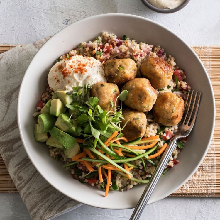 bulgur-albondigas-pollo