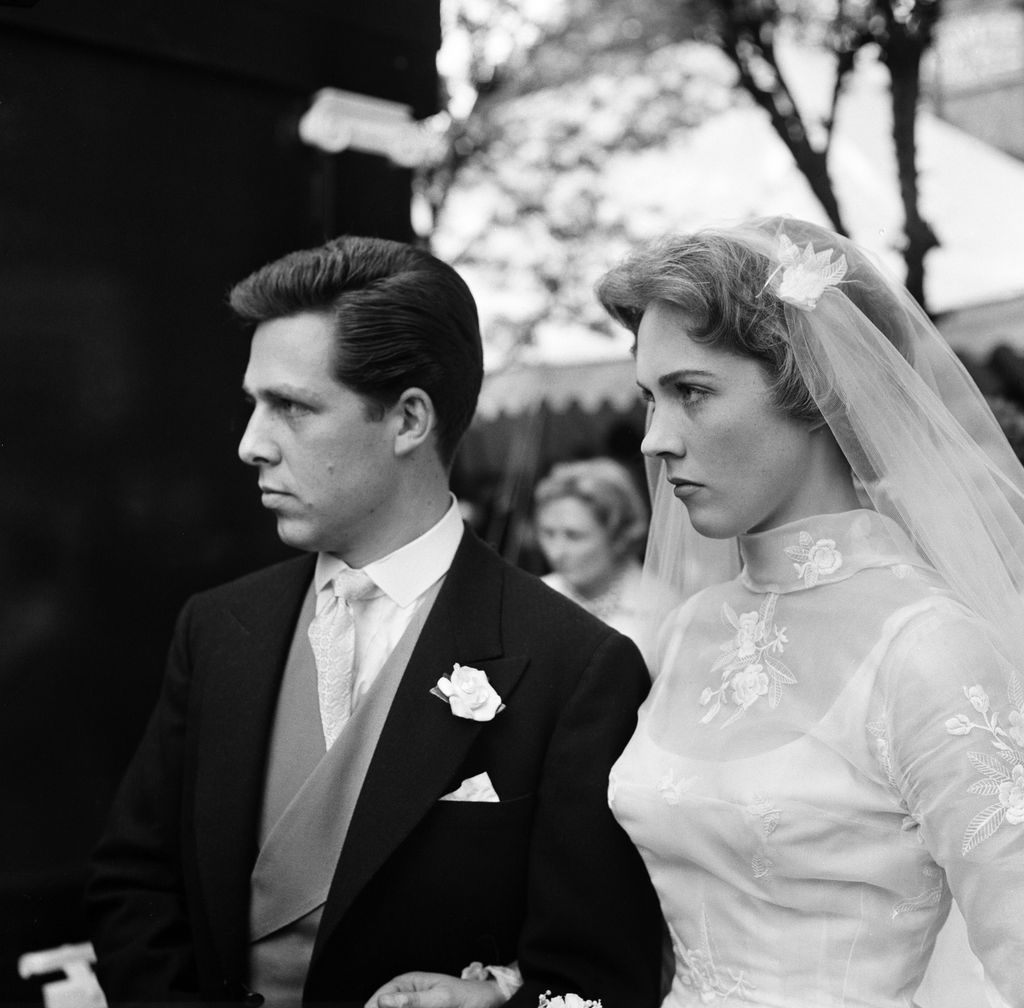 Boda de Julie Andrews y Tony Walton velo julieta