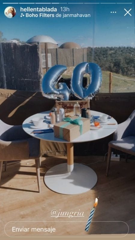 Elena Tablada: sorprende a Javier Ungría en su cumple con una noche bajo las estrellas