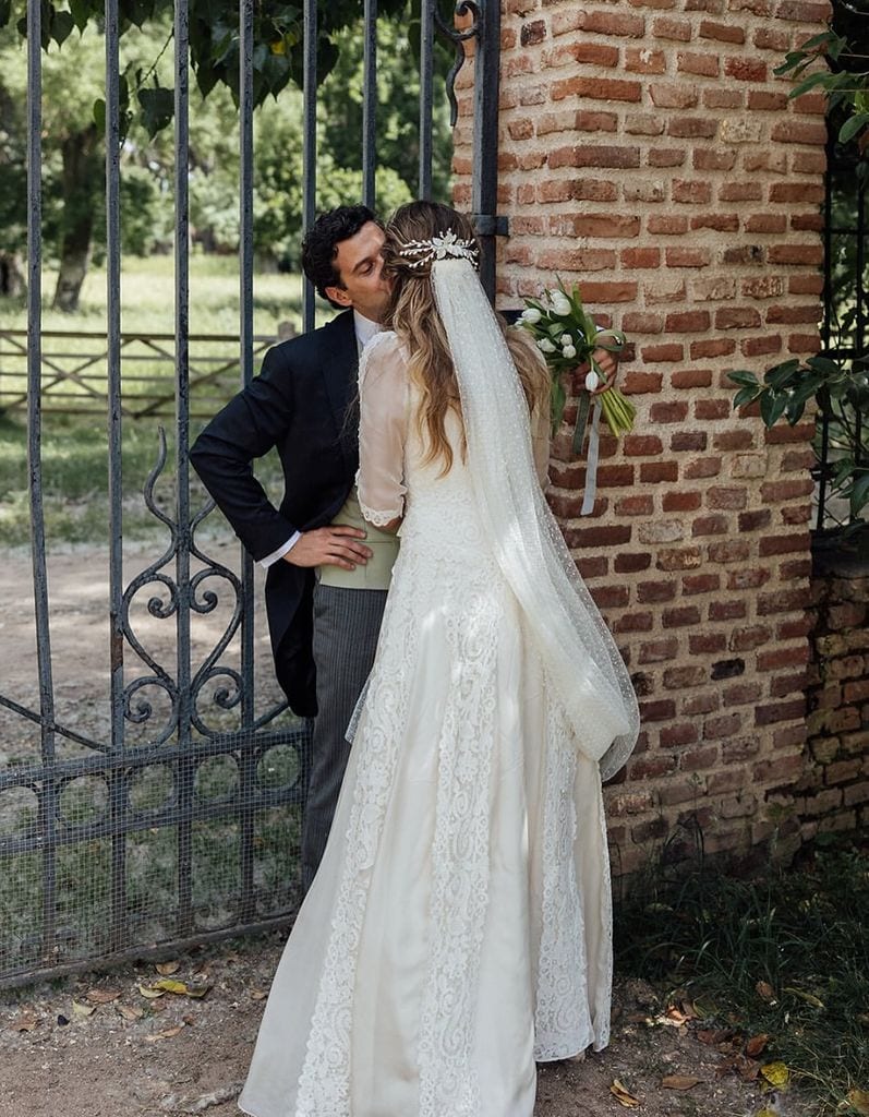 Novias con encajes y retales vintage bohemia