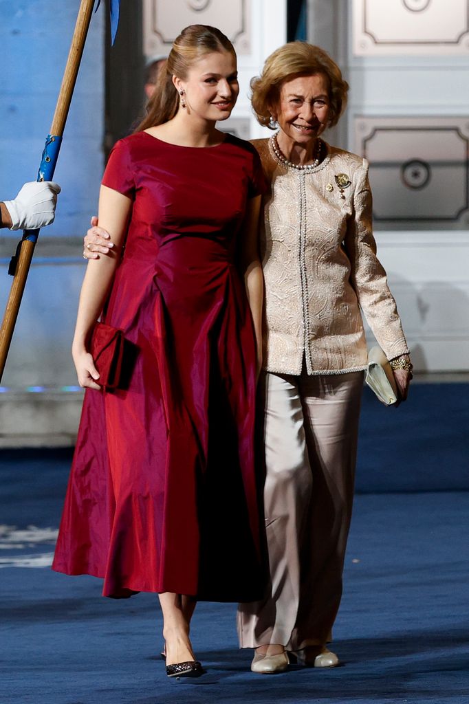 La reina Sofía junto a la princesa Leonor derrochando complicidad