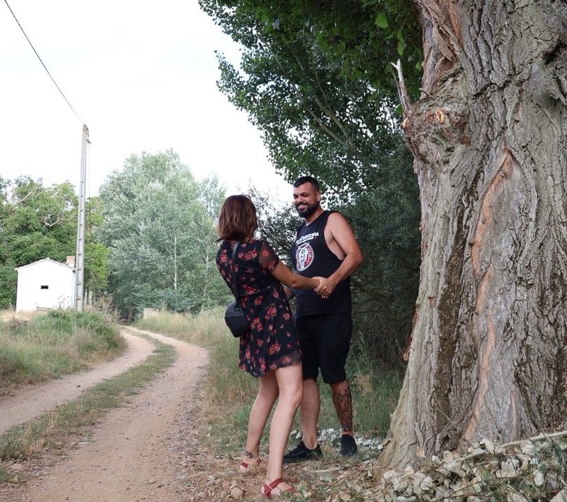 Rozalén con su novio