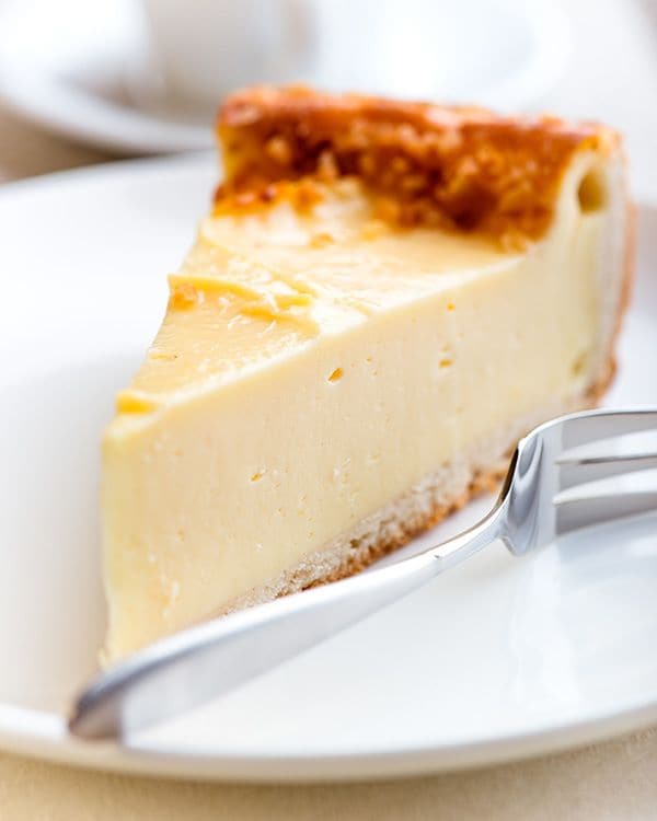 tarta de queso al horno