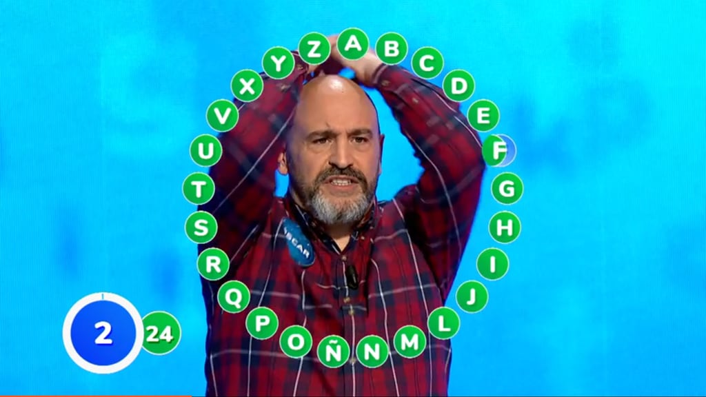 El momento en el que se llevó el premio 