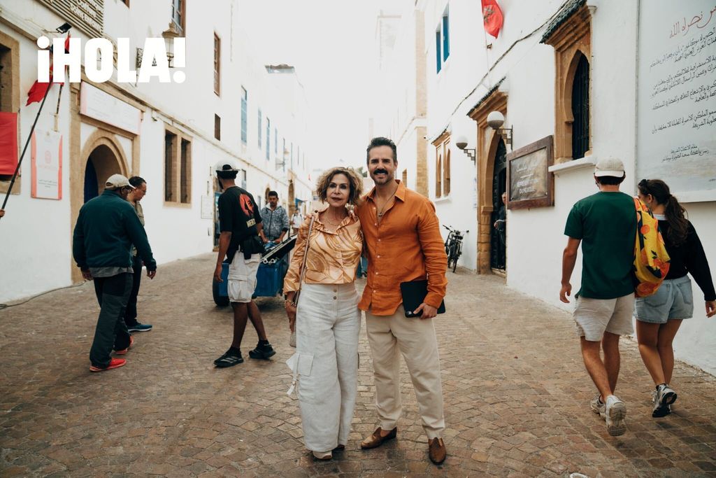 José Ron en las calles de Marruecos