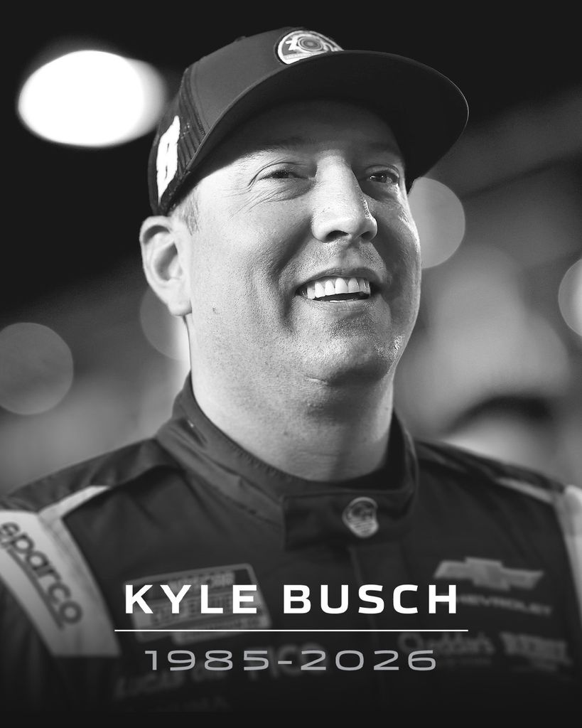 Foto en memoria de Kyle Busch