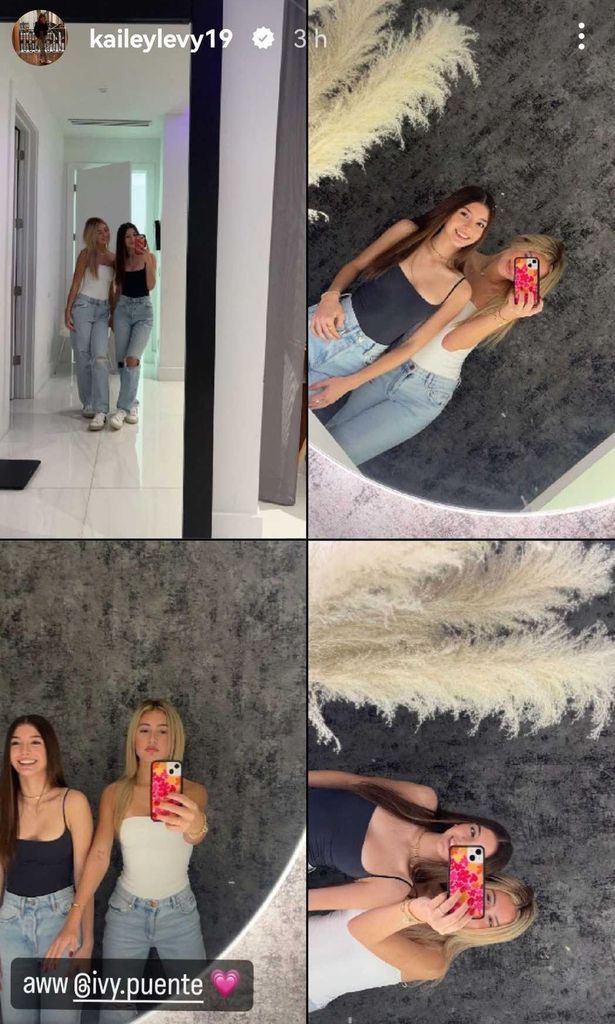 kailey levy con la novia de su hermano ivy puente