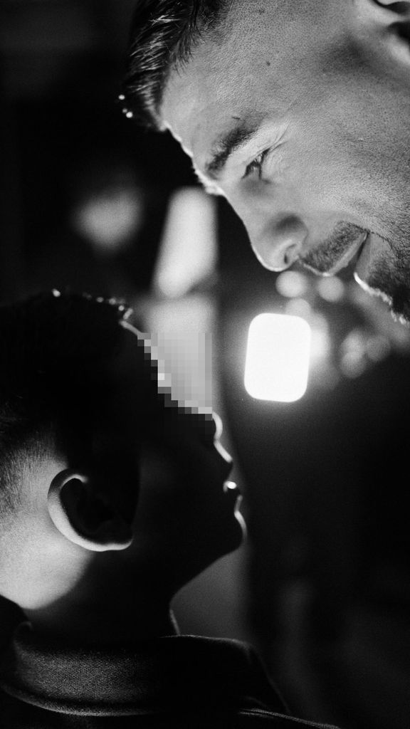 Ilia Topuria y su hijo Hugo