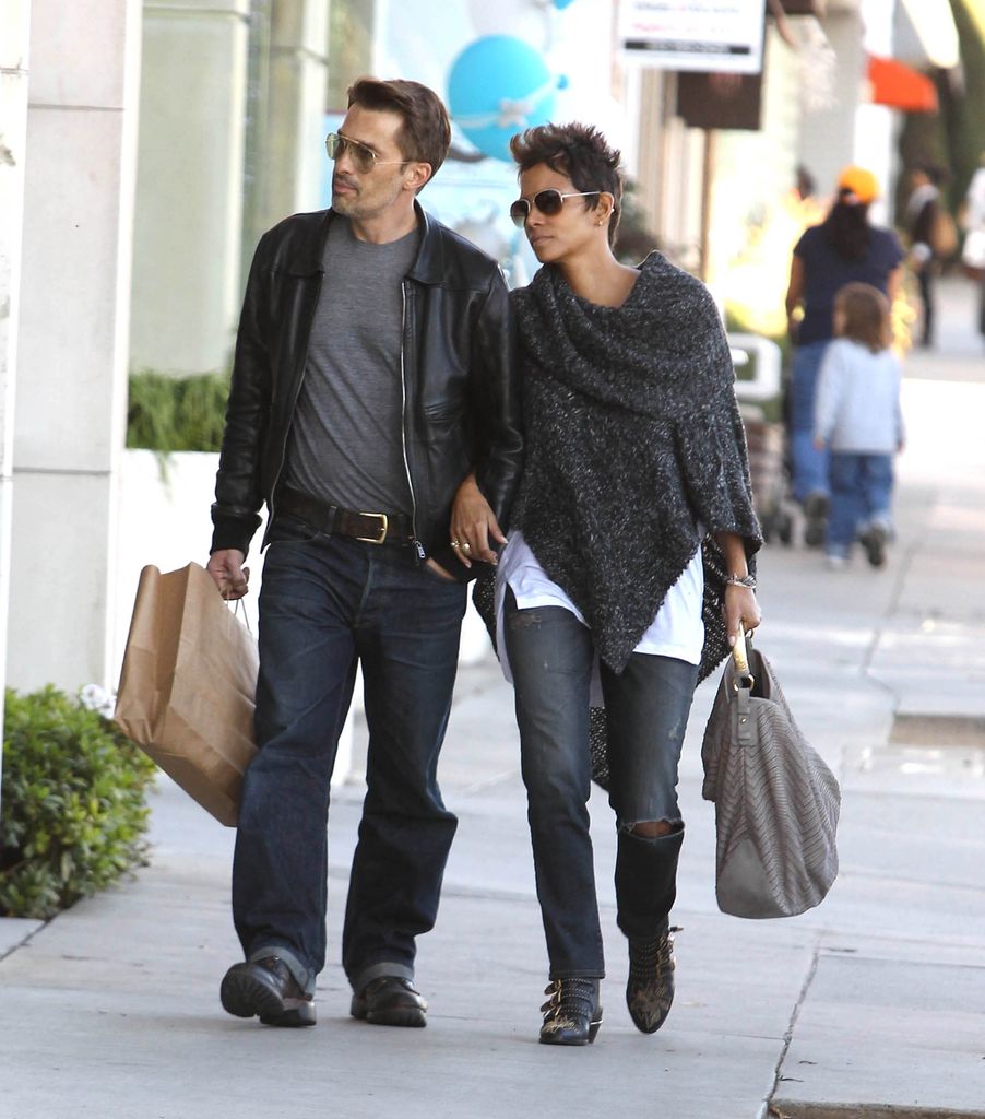 Halle Berry y Olivier Martinez, en enero de 2013.