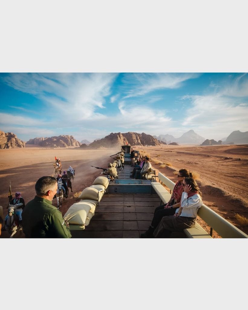 Rania y Salma de Jordania en el Wadi Rum, una zona desértica protegida situada en el sur de Jordania