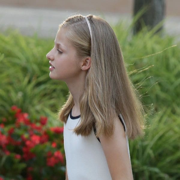 Precioso perfil de Leonor, princesa de Asturias, que en octubre cumplirá 11 años
