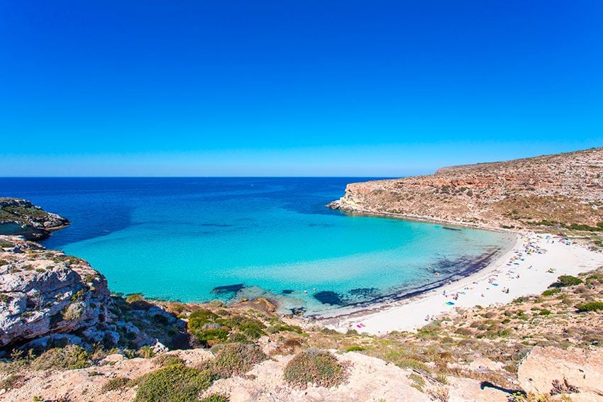 Isola dei Conigli, en Sicilia