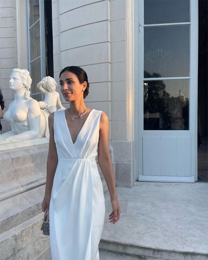 Sassa de Osma se viste de novia con Dior para la gala de Chaumet