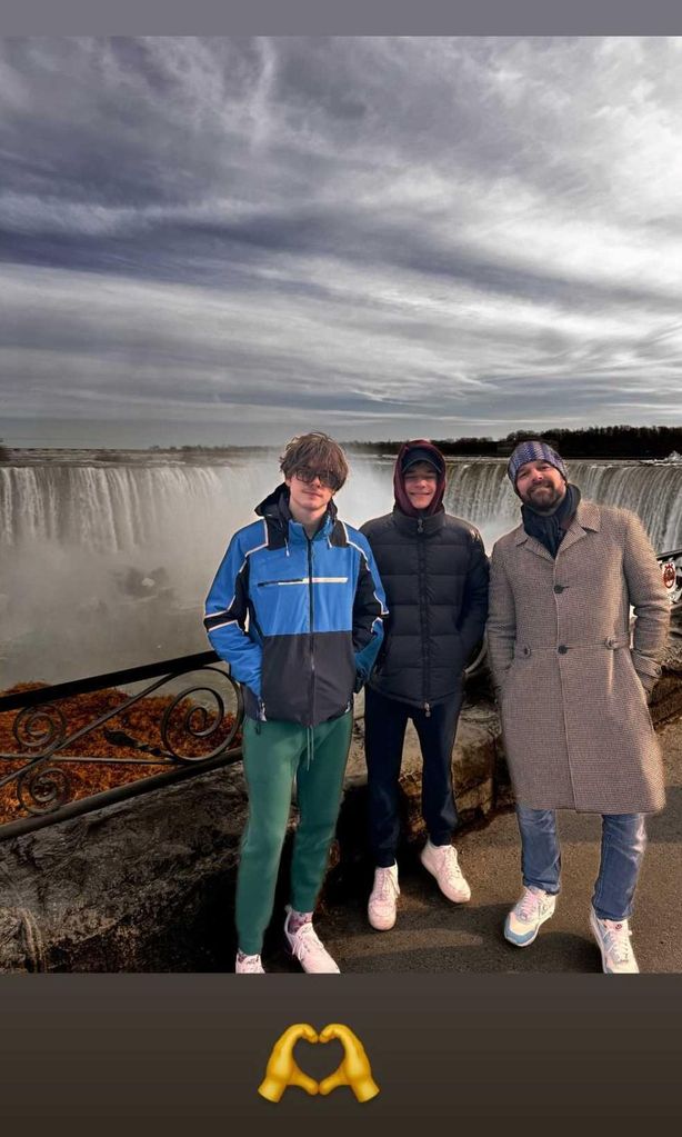 Ricky Martin y sus hijos Matteo y Valentino