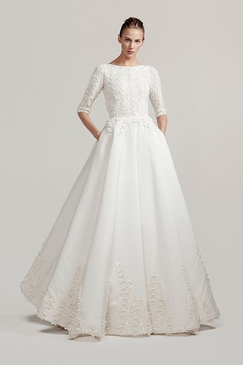 Vestido de novias sostenible de Isabel Zapardiez