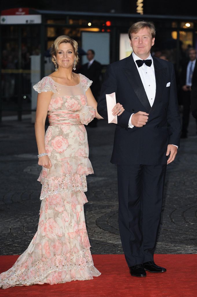 Los reyes de Holanda en Estocolmo, Suecia en 2010. 