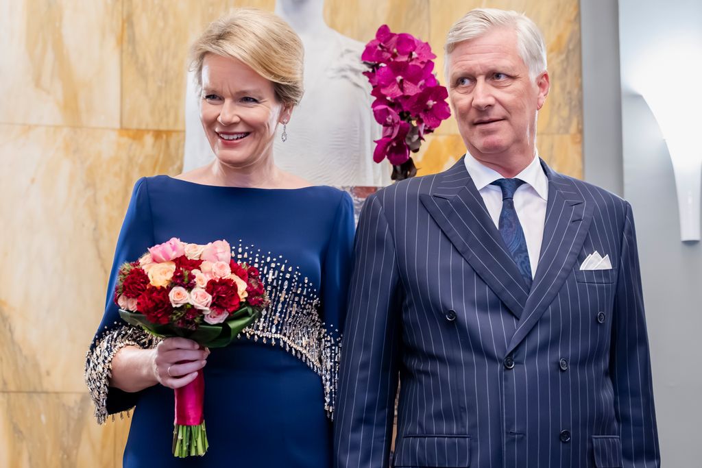 Felipe y Matilde de Bélgica en la sesión de la final del Concurso Internacional de Música Reina Elisabeth de Bélgica, en el Palacio de Bellas Artes de Bruselas, el 25 de mayo de 2026