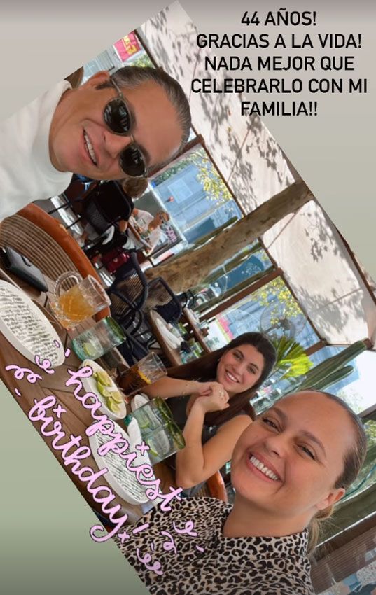 Shaila Dúrcal celebra su cumpleaños con su marido y su hija