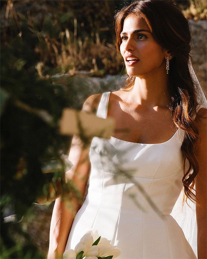 La novia, guapísima