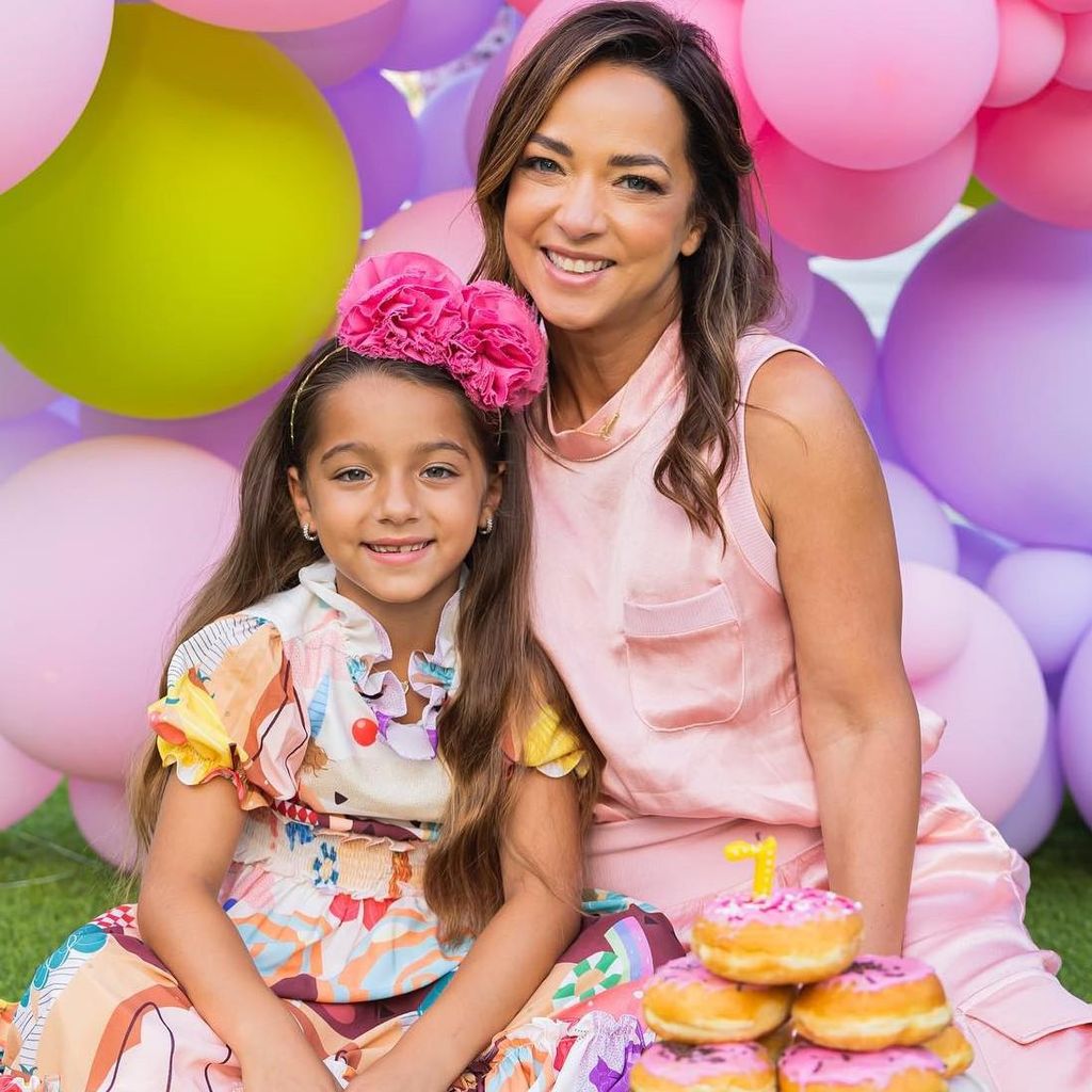 Adamari López y su hija Alaïa