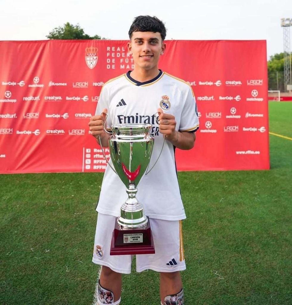 José Reyes López en la Real Madrid Academy.