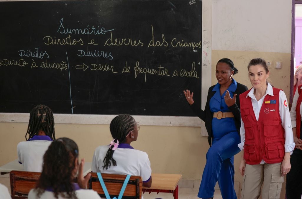 La reina Letizia en Cabo Verde en marzo de 2025