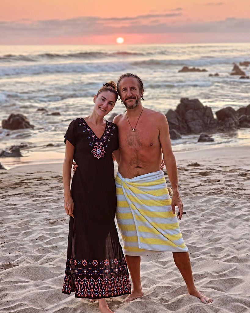 Chantal y su esposo, Enrique Rivero