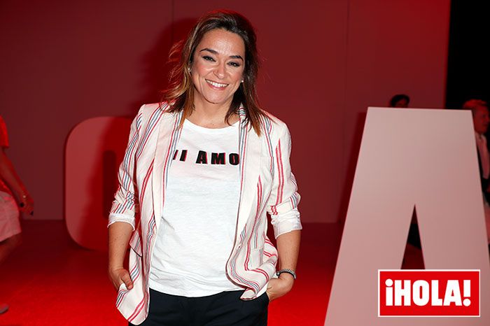 Toñi Moreno, radiante y muy ilusionada, afronta su primer embarazo a los 46 años 
