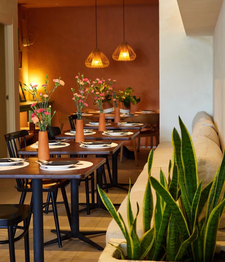 Comedor del restauante cordobés Regadera. 