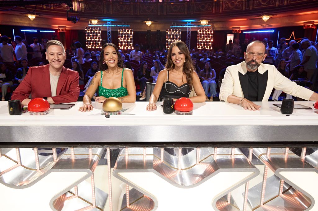 Carlos Latre, Lorena Castell, Paula Echevarría y Risto Mejide en 'Got Talent'