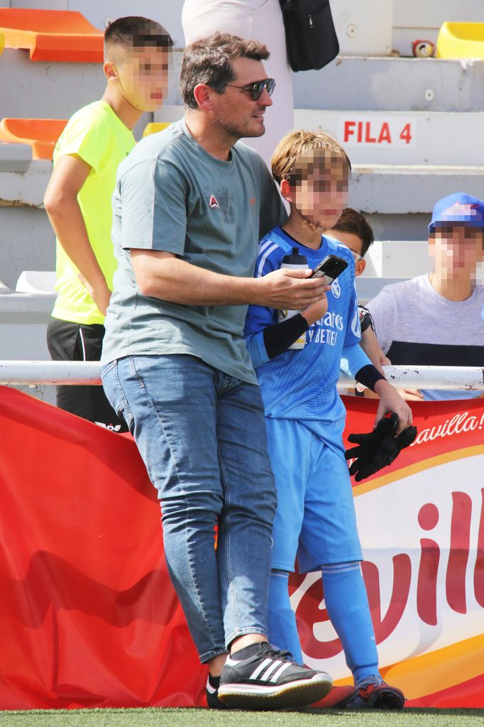 Iker Casillas y Martín Casillas en el Torneo "Reyes Cup" en el Estadio San Juan Bosco a 12 de Octubre de 2025 en Utrera