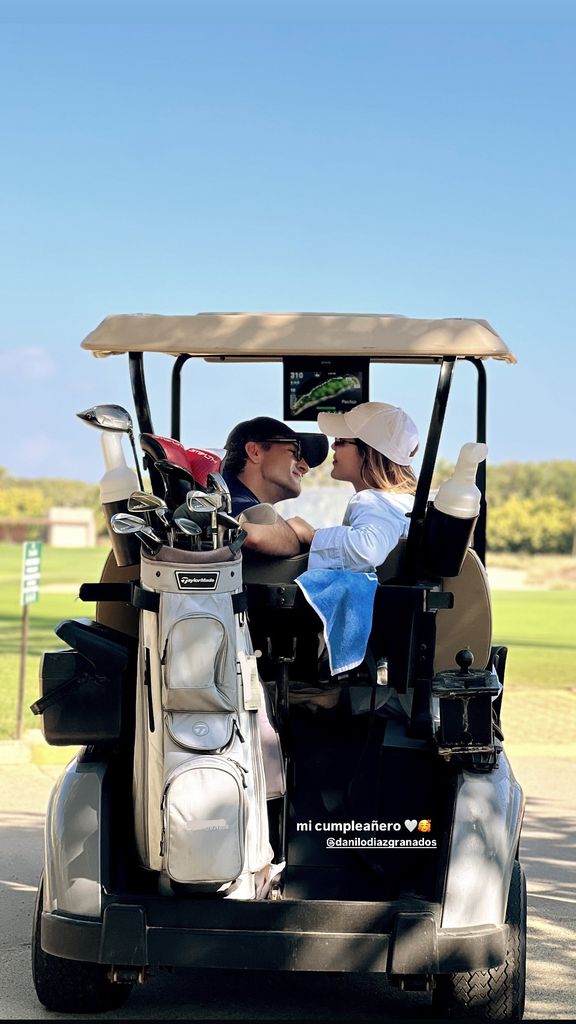 Michelle Salas y su esposo Danilo Díaz Granados.
