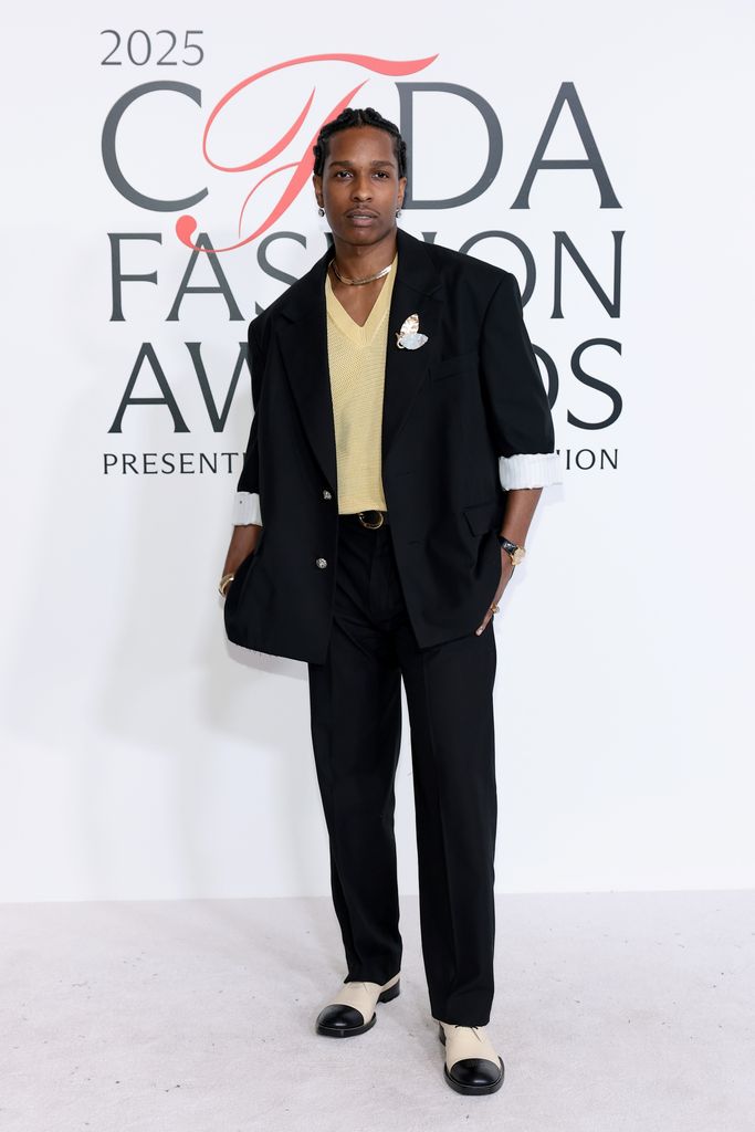 A$AP Rocky fue el ganador del Premio Icono de la Moda de este año en los CFDA Fashion Awards.