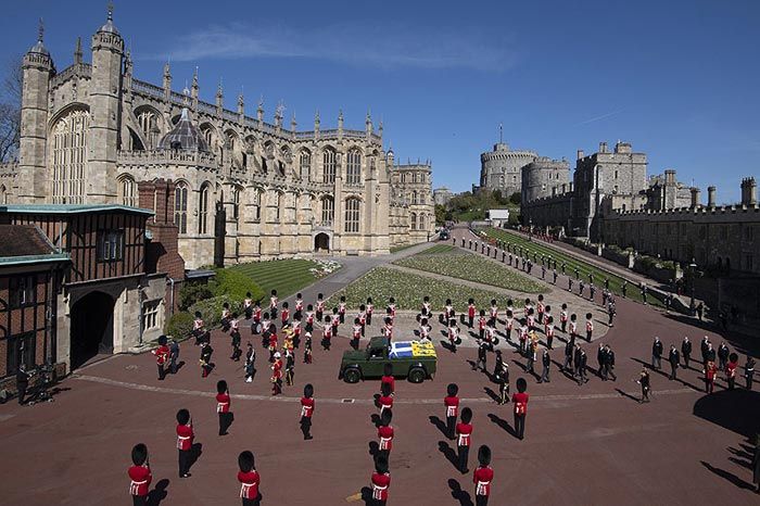 Condes de Wessex. recuerdal el momento más emotivo del funeral del duque de Edimburgo
