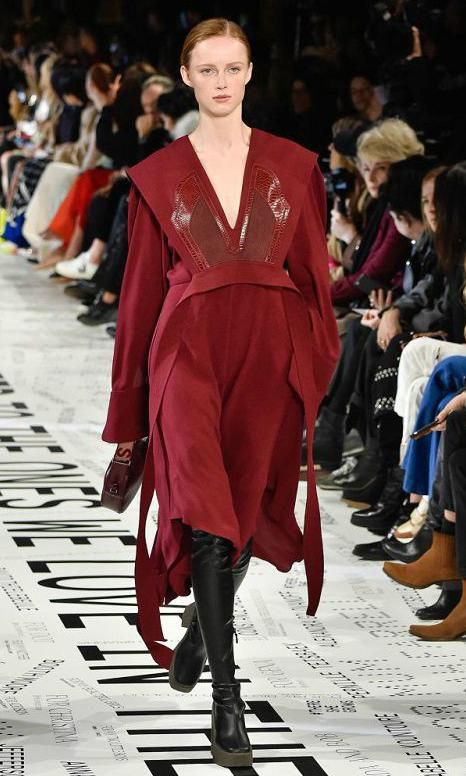 rojo tonos tendencia invierno stella mccartney runway5