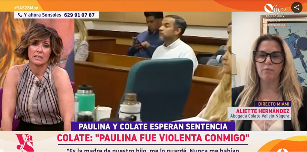 La abogada de Colate entra en directo en 'Y ahora Sonsoles'
