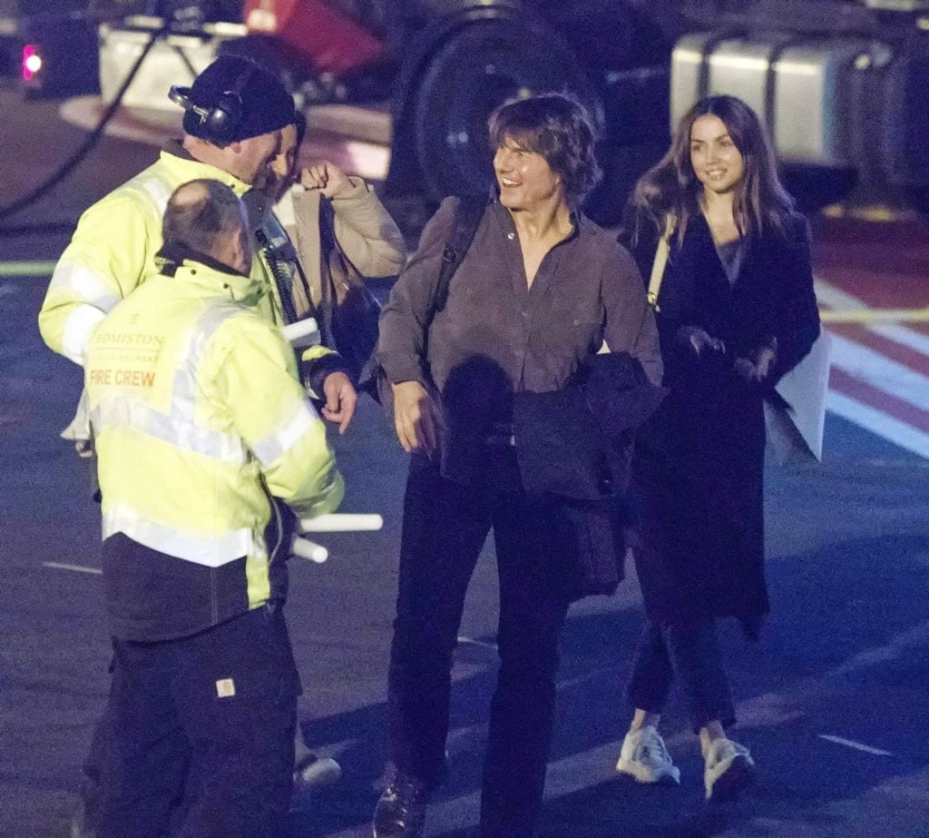 Ana de Armas y Tom Cruise, en Londres