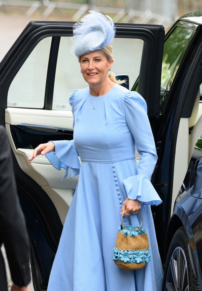 Sophie de Edimburgo en la boda de Peter Phillips y Harriet Sperling 