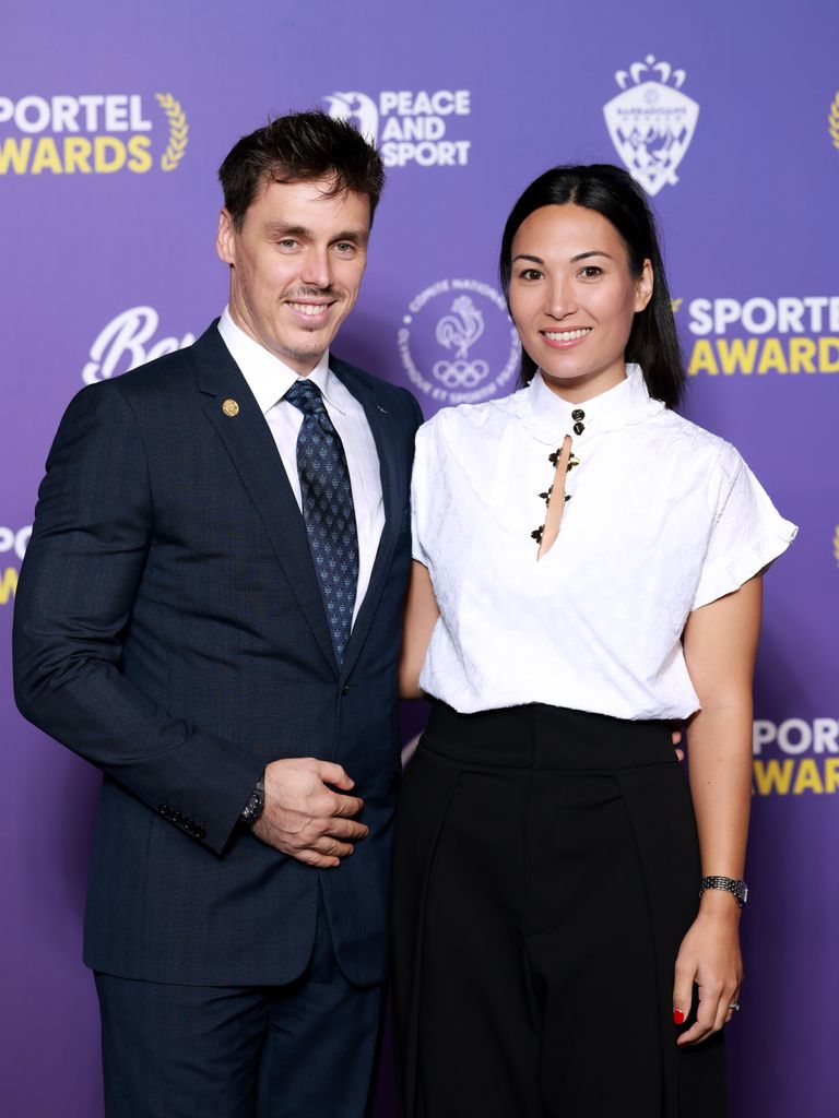 Louis y Marie Ducruet, en los premios Sportel de Mónaco