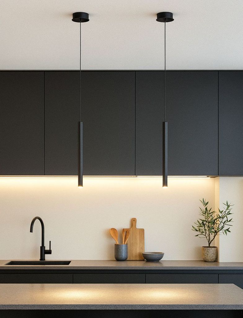 Iluminación de la isla de cocina
