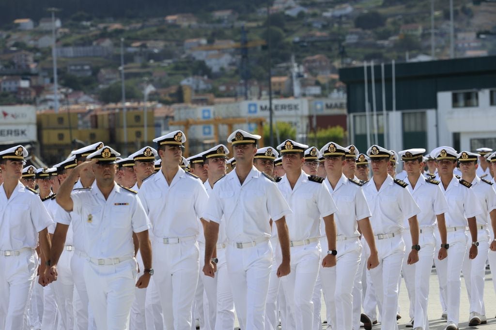 Leonor en la Escuela Naval de Marín