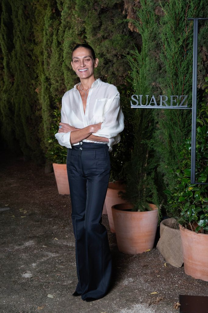 Laura Ponte en la cena de Suarez