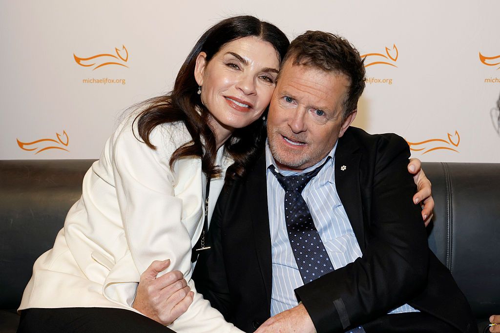 Julianna Margulies también quiso arropar a su amigo Michael J. Fox en esta noche tan especial