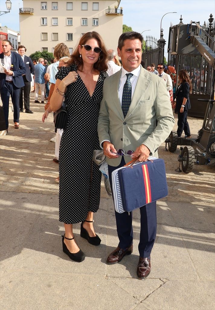 Francisco Rivera y Lourdes Montes con sus looks en el evento.