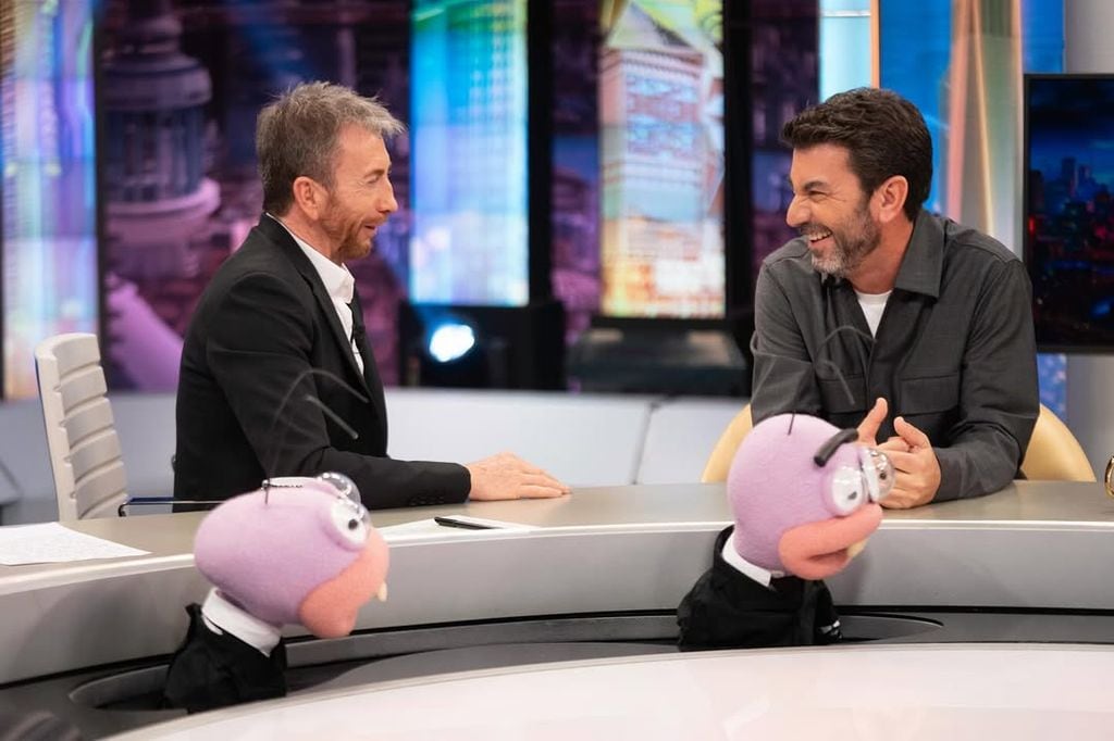 Arturo Valls y Pablo Motos en El Hormiguero