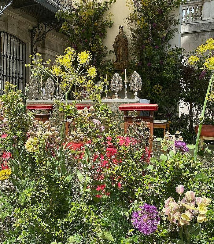 Altar de la boda de los condes de Osorno