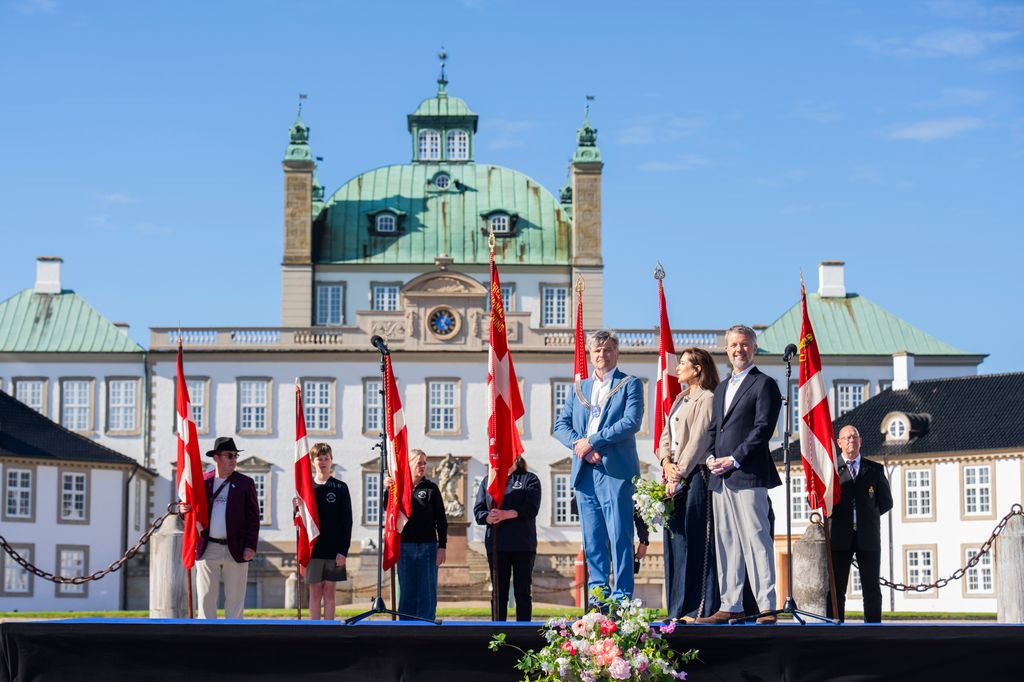 Bienvenida oficial de los Reyes al Palacio de Fredensborg